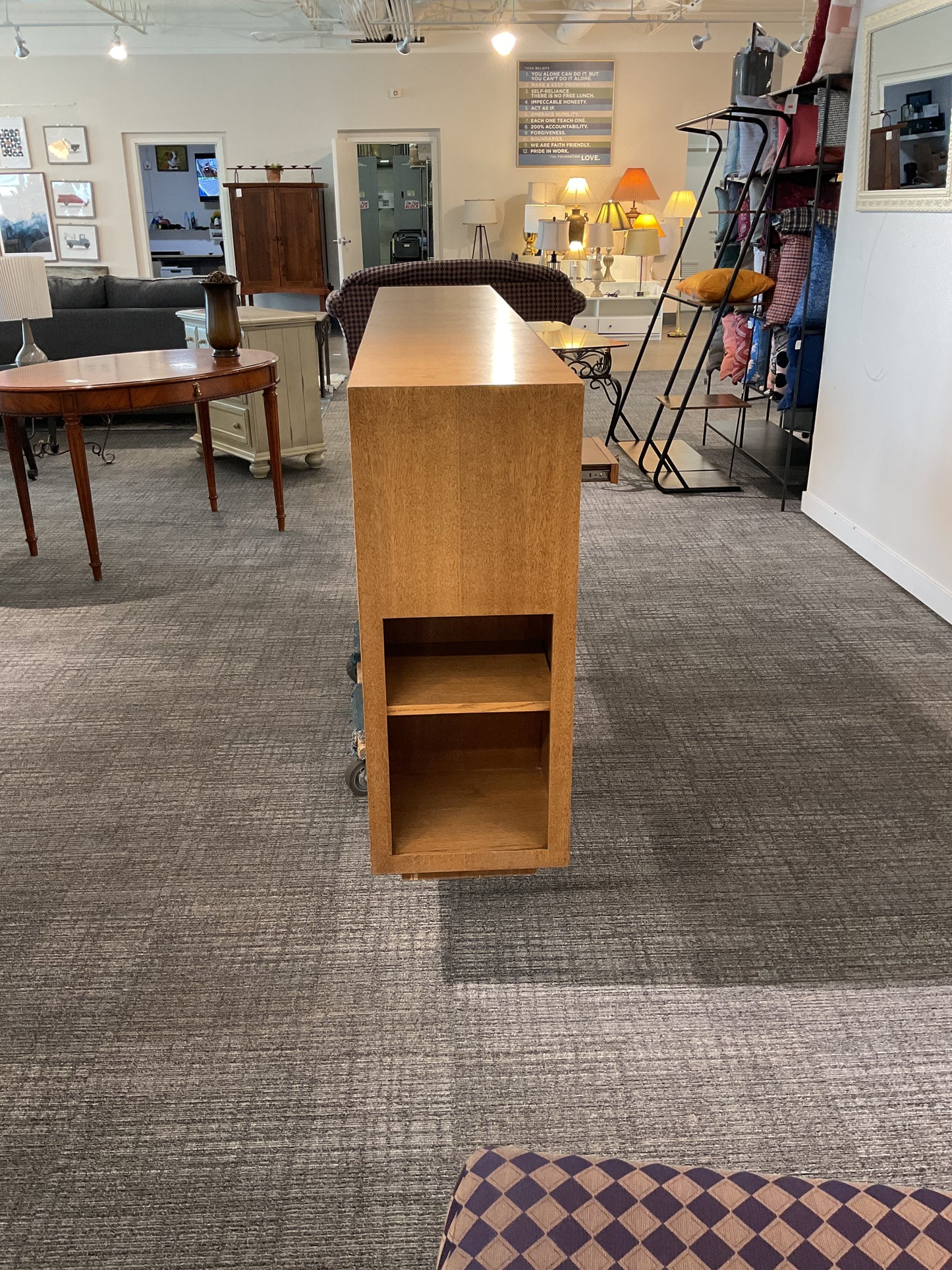 Mid Century Art Display Console