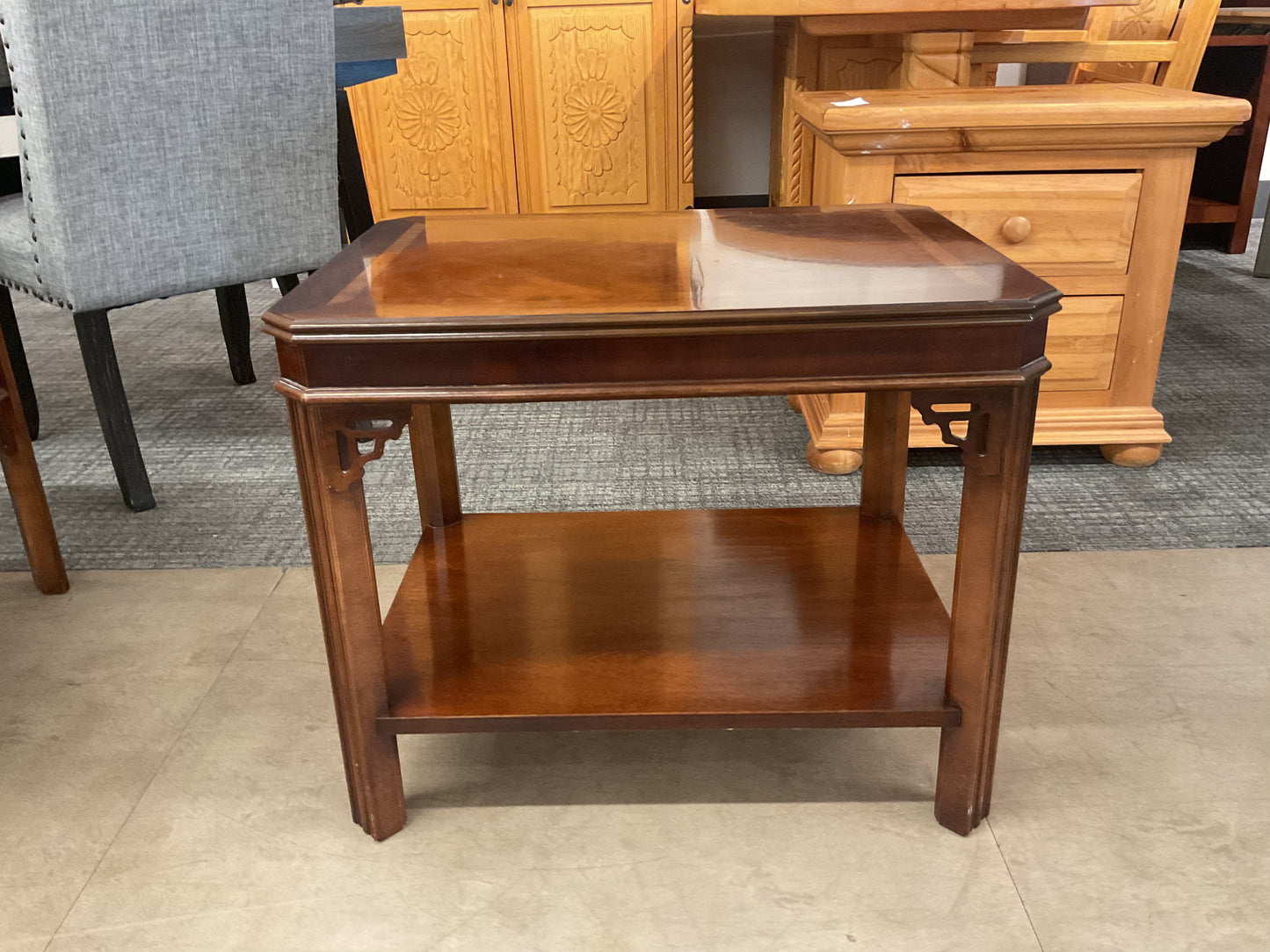 Chocolate End Table