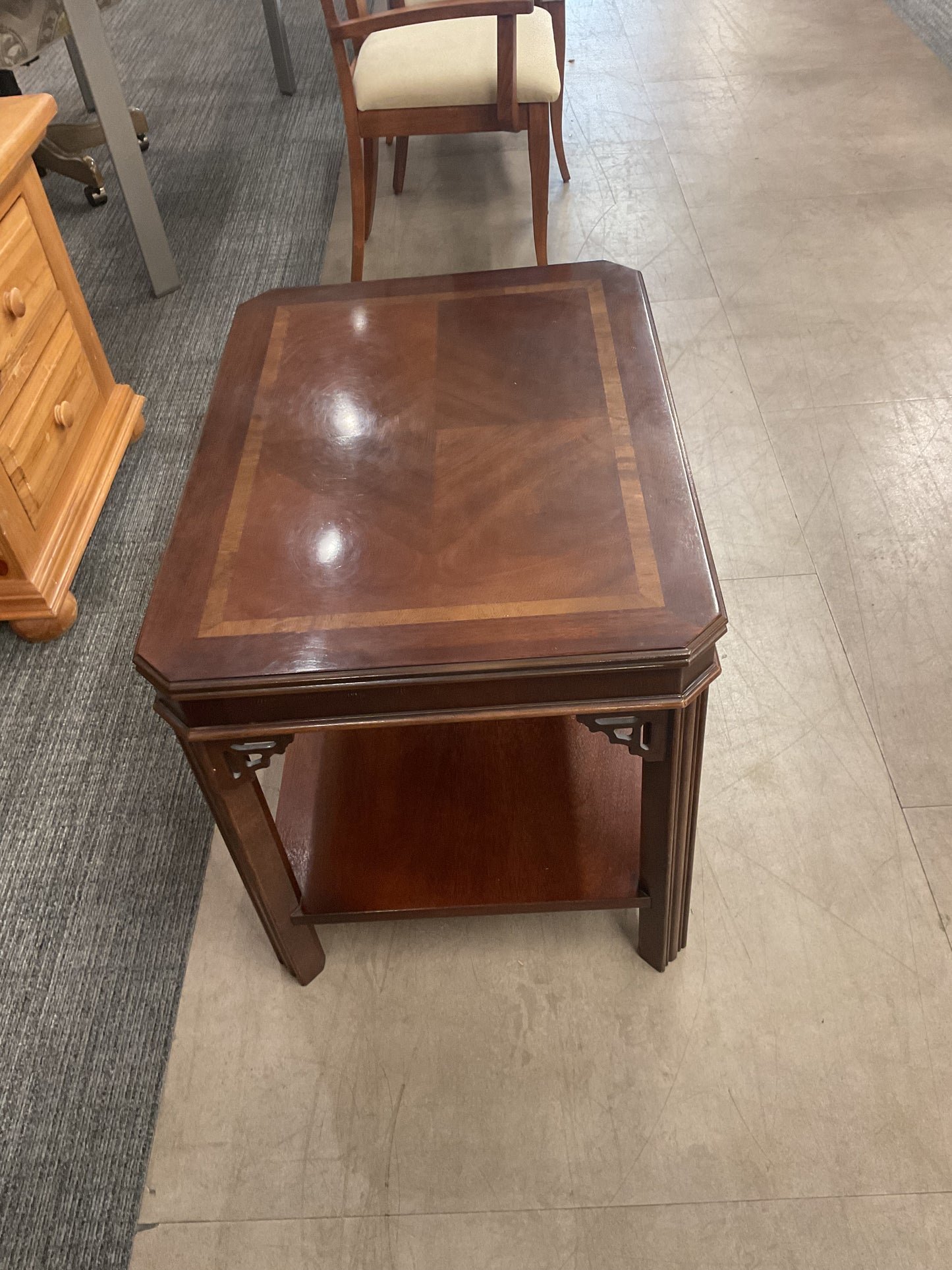Chocolate End Table