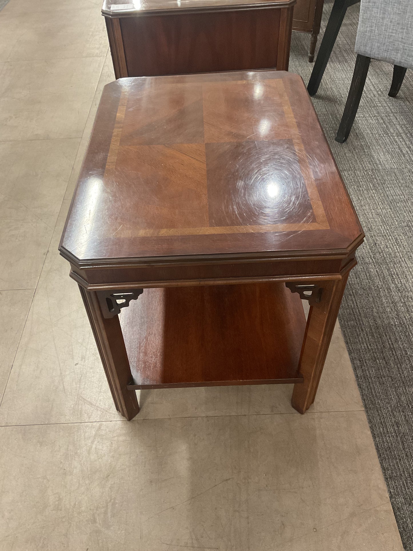 Chocolate End Table