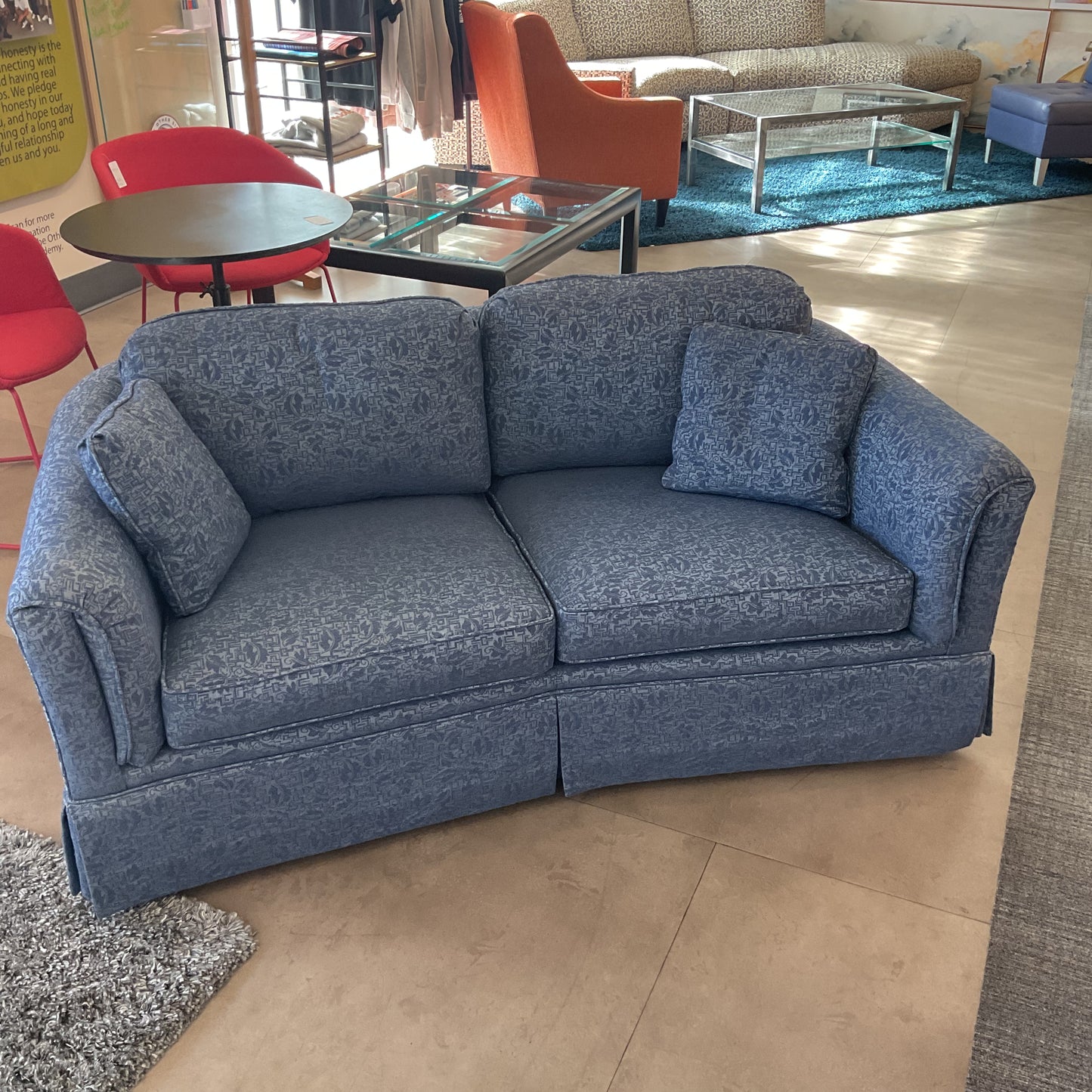 The Blue Lagoon Loveseat