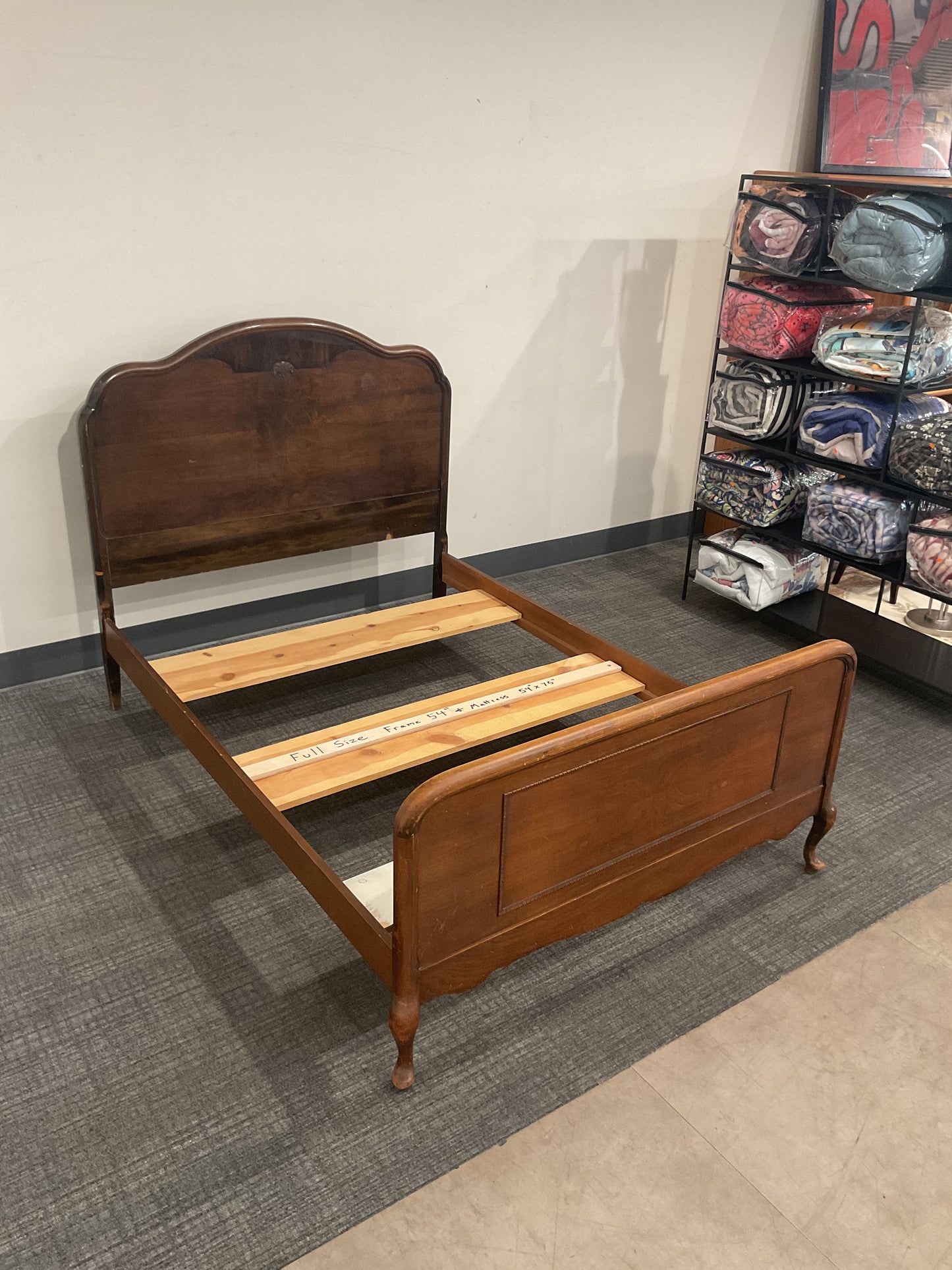 Fully Antique Bed (B080)