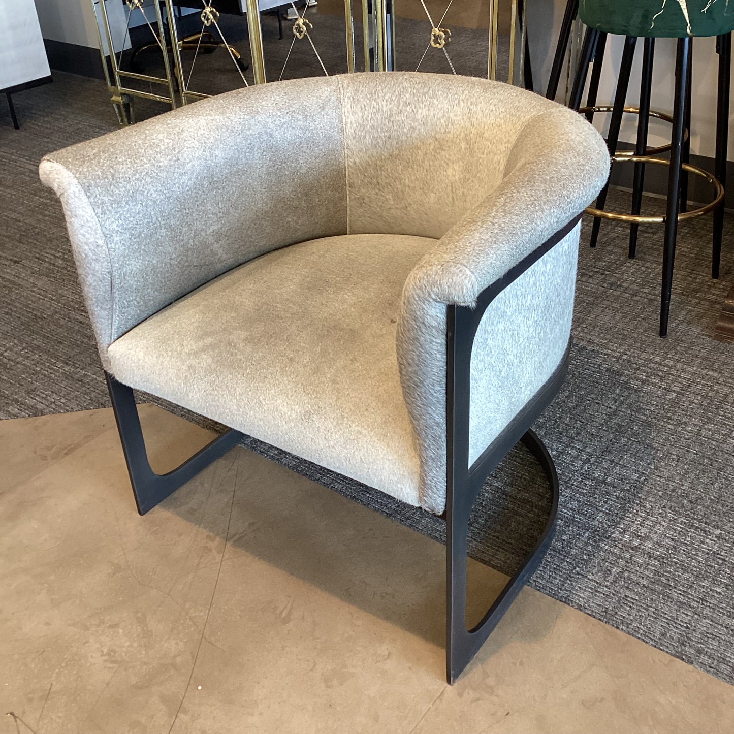 Barrel Hide Chair