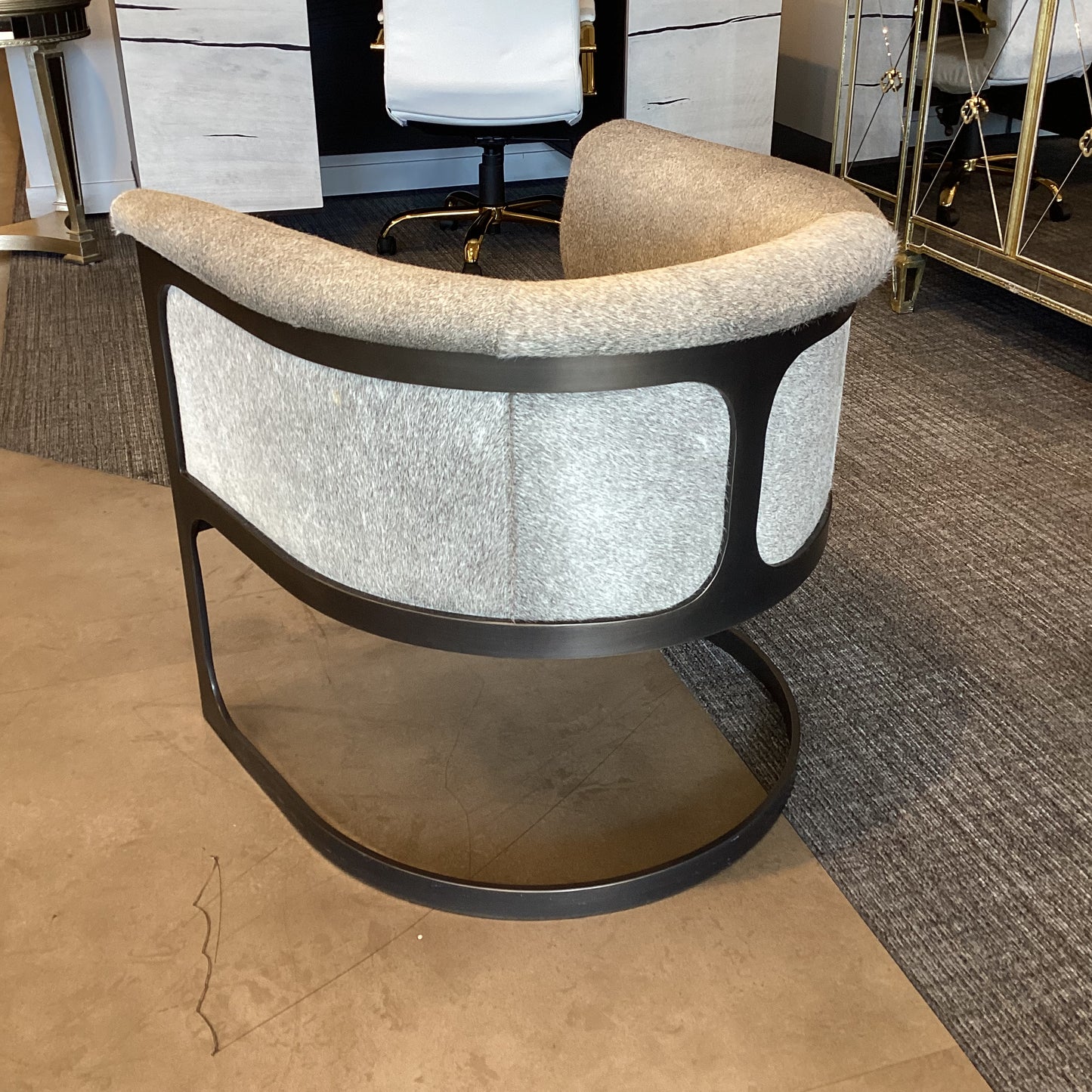 Barrel Hide Chair