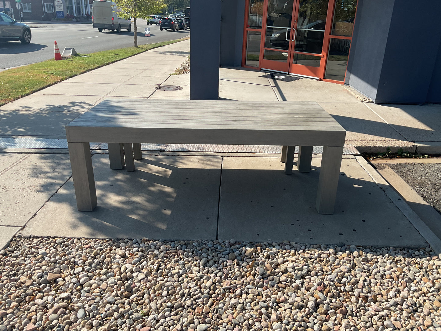 Chic Teak Table and Bench