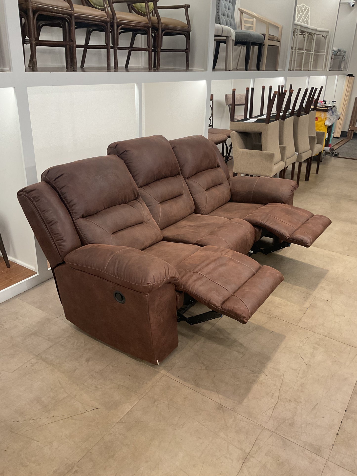 Supreme Chocolate Sofa Recliner