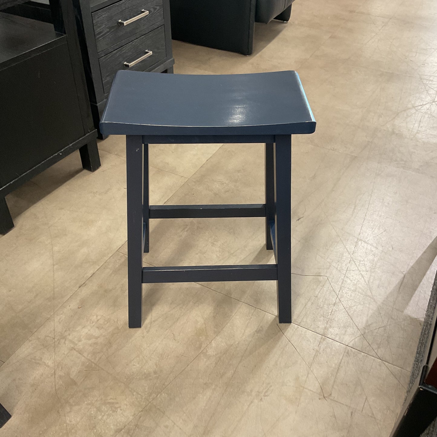 Navy Counter Stool