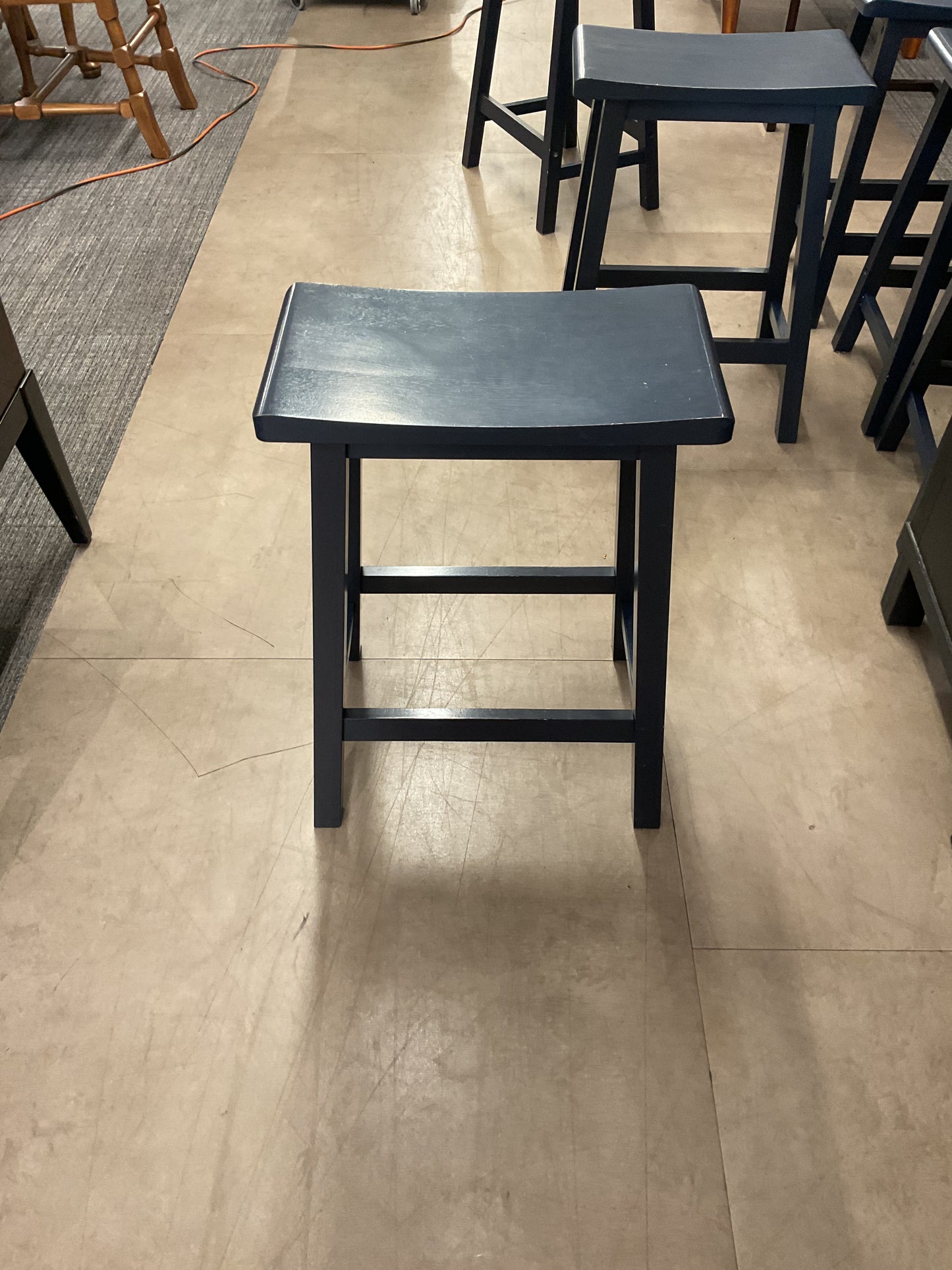 Navy Counter Stool
