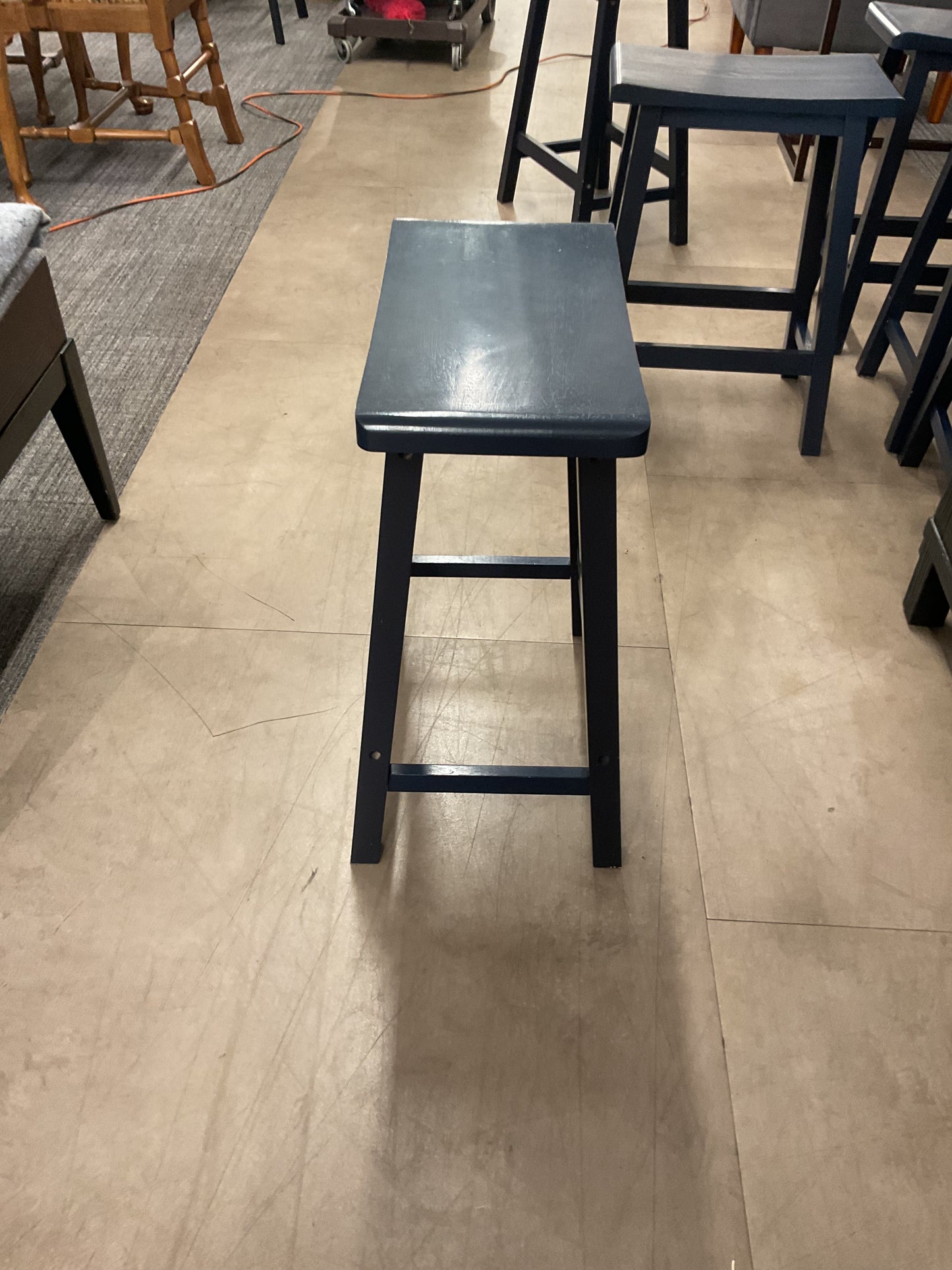 Navy Counter Stool