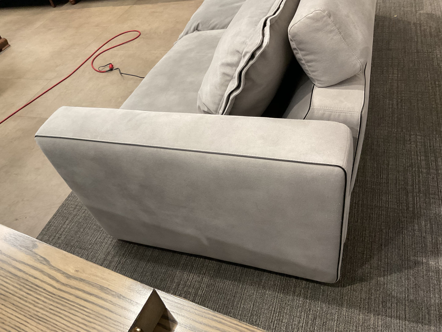 Modern Light Gray 2 Seater Recliner Sofa