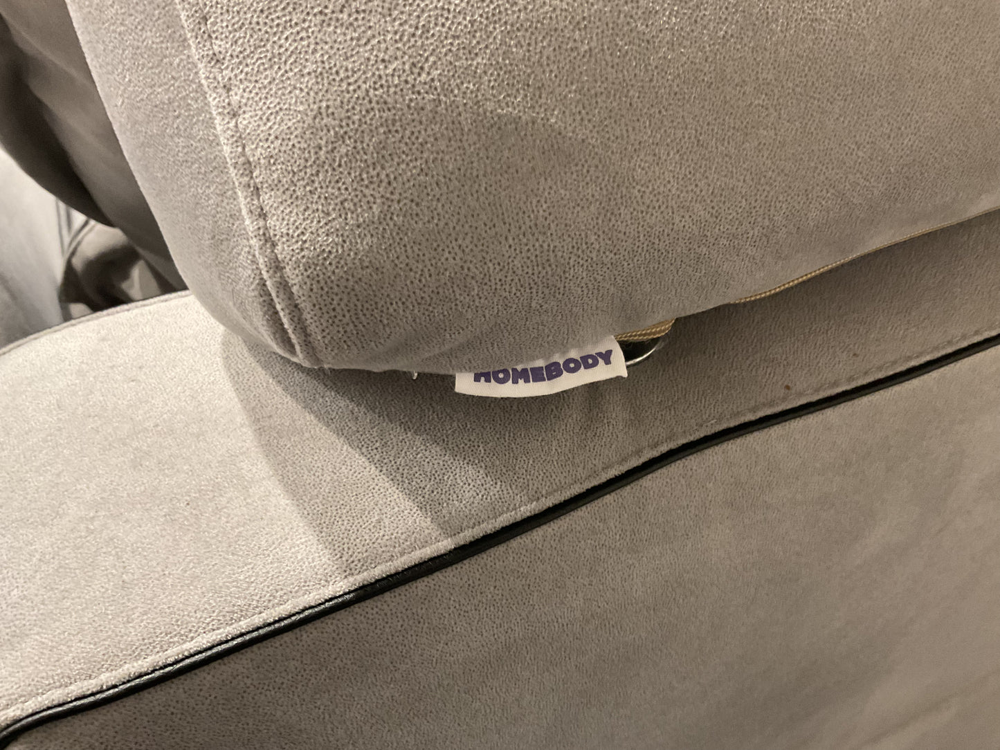 Modern Light Gray 2 Seater Recliner Sofa