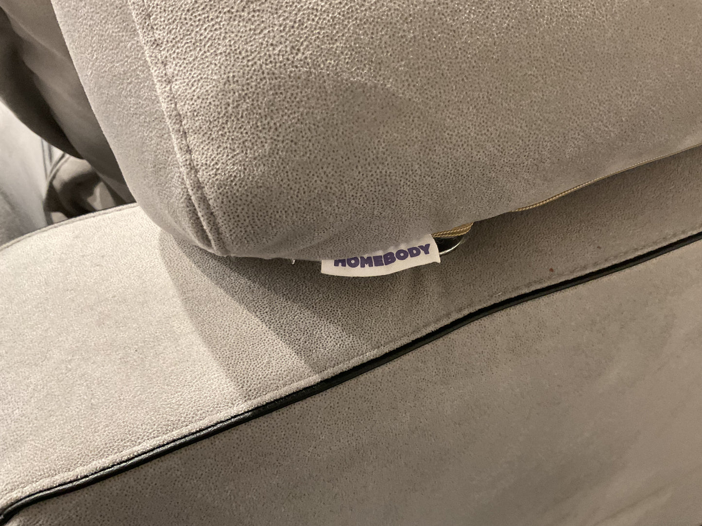 Modern Light Gray 2 Seater Recliner Sofa