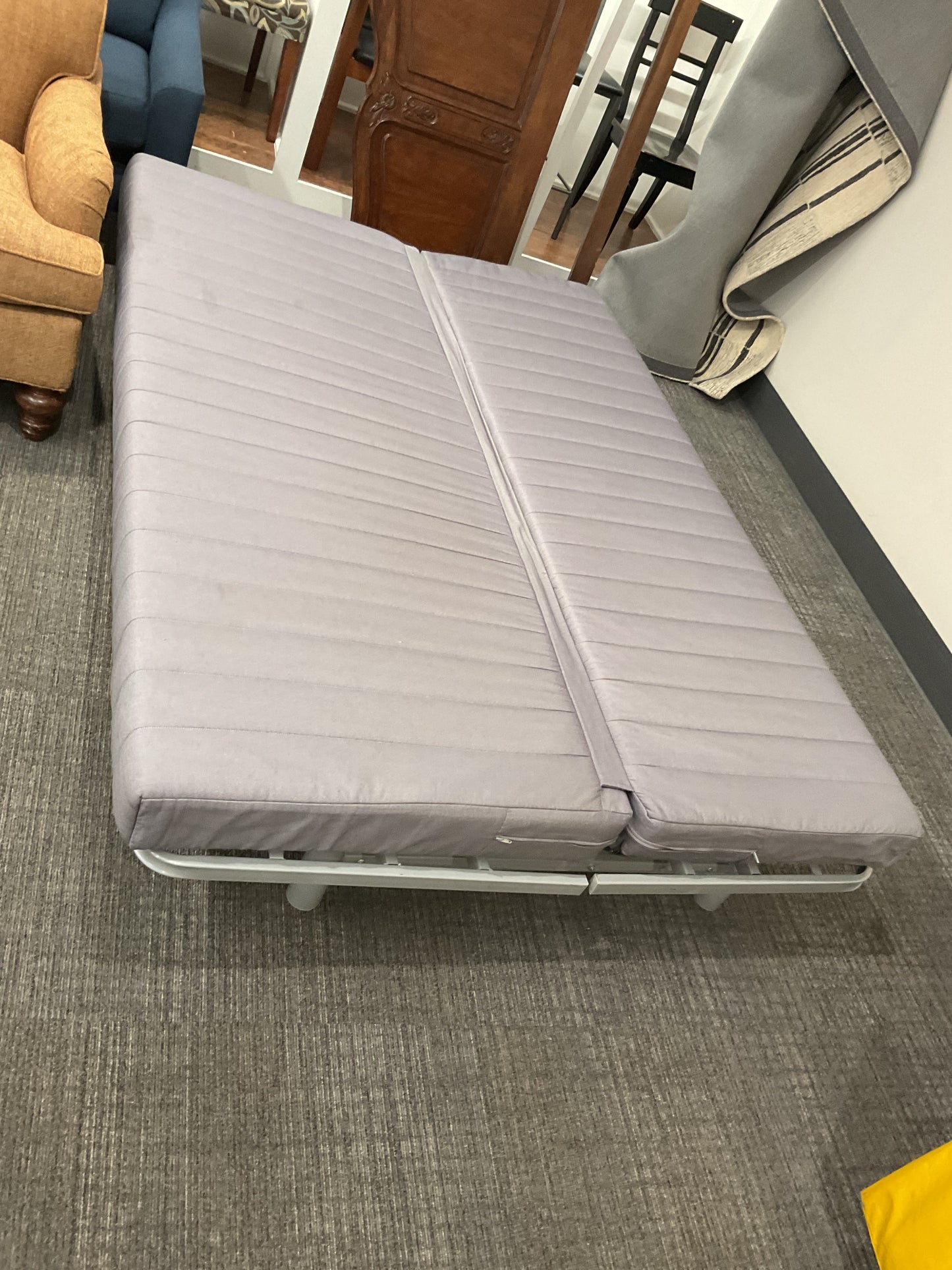 Light Grey Futon Sofa Bed