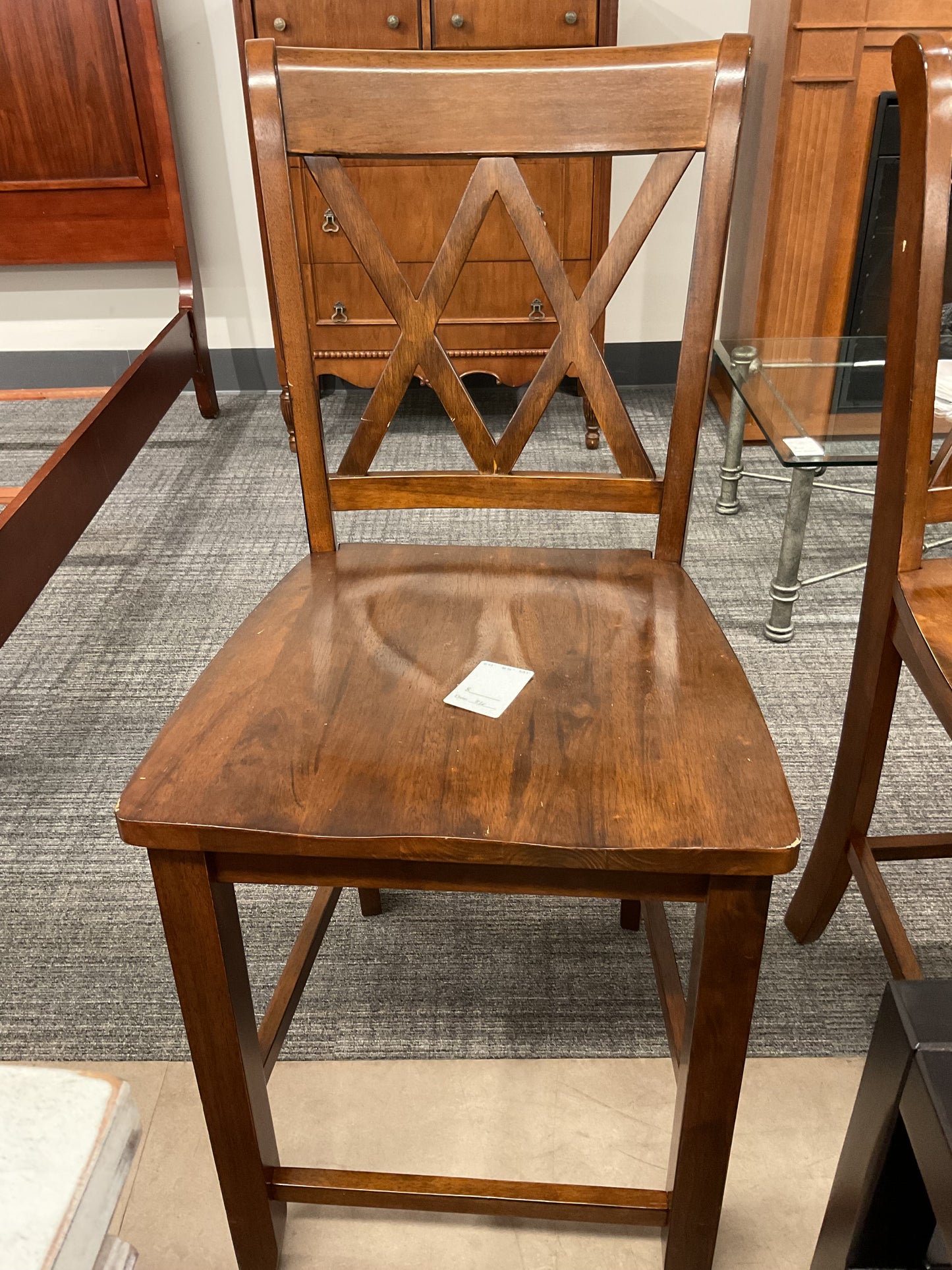 Solid Wood Counter Chair