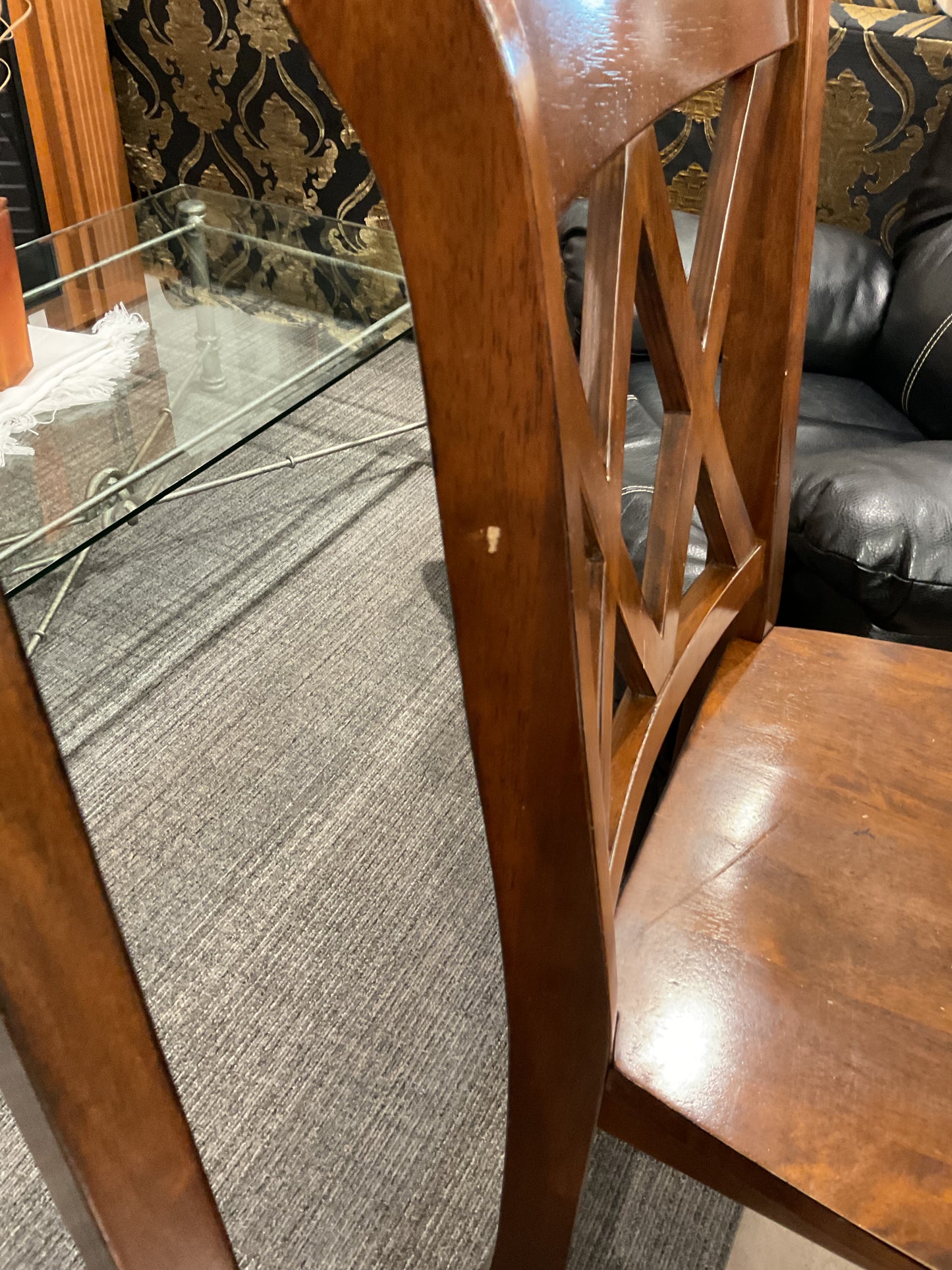 Solid Wood Counter Chair