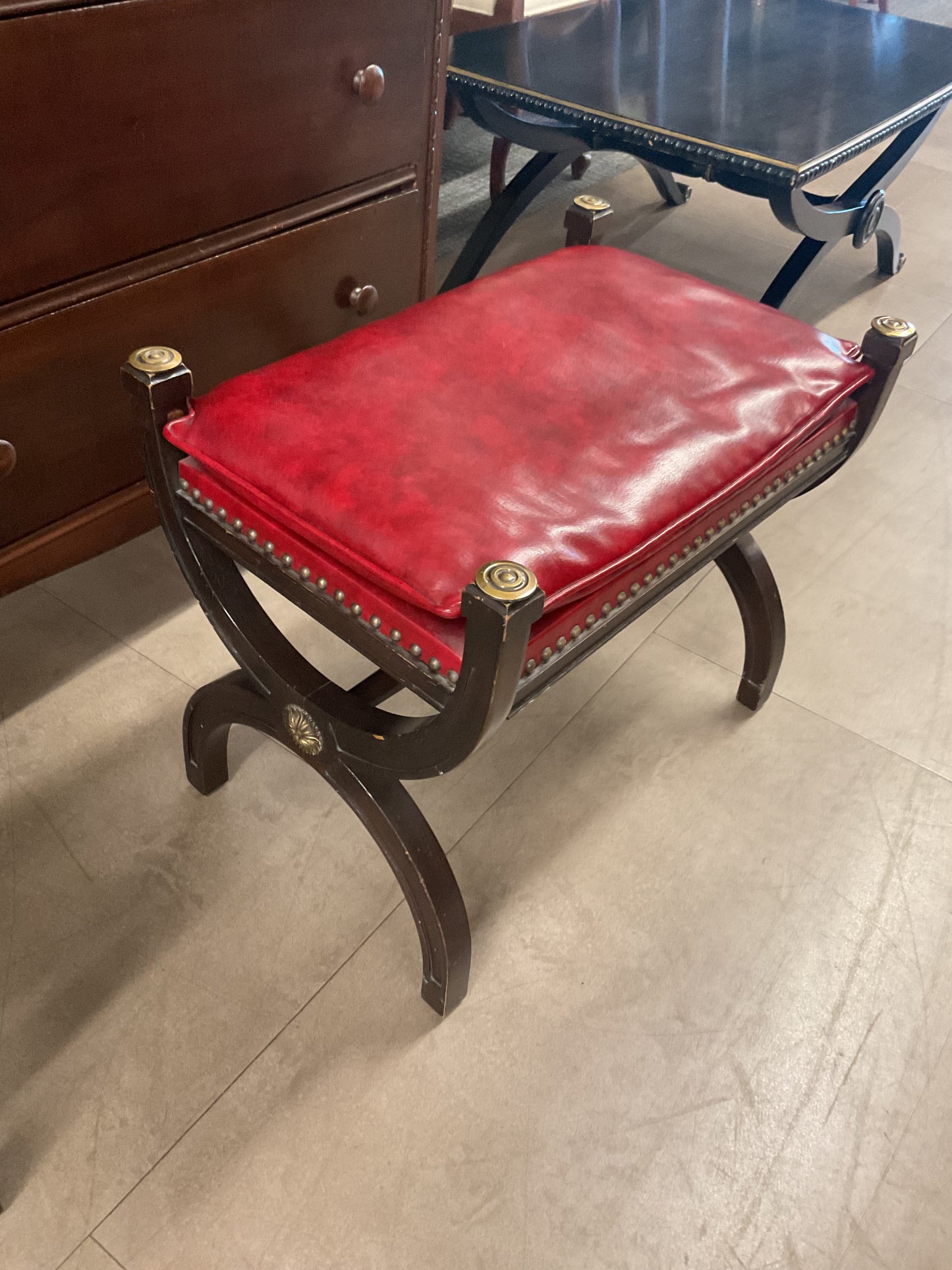 Red Royal Stool