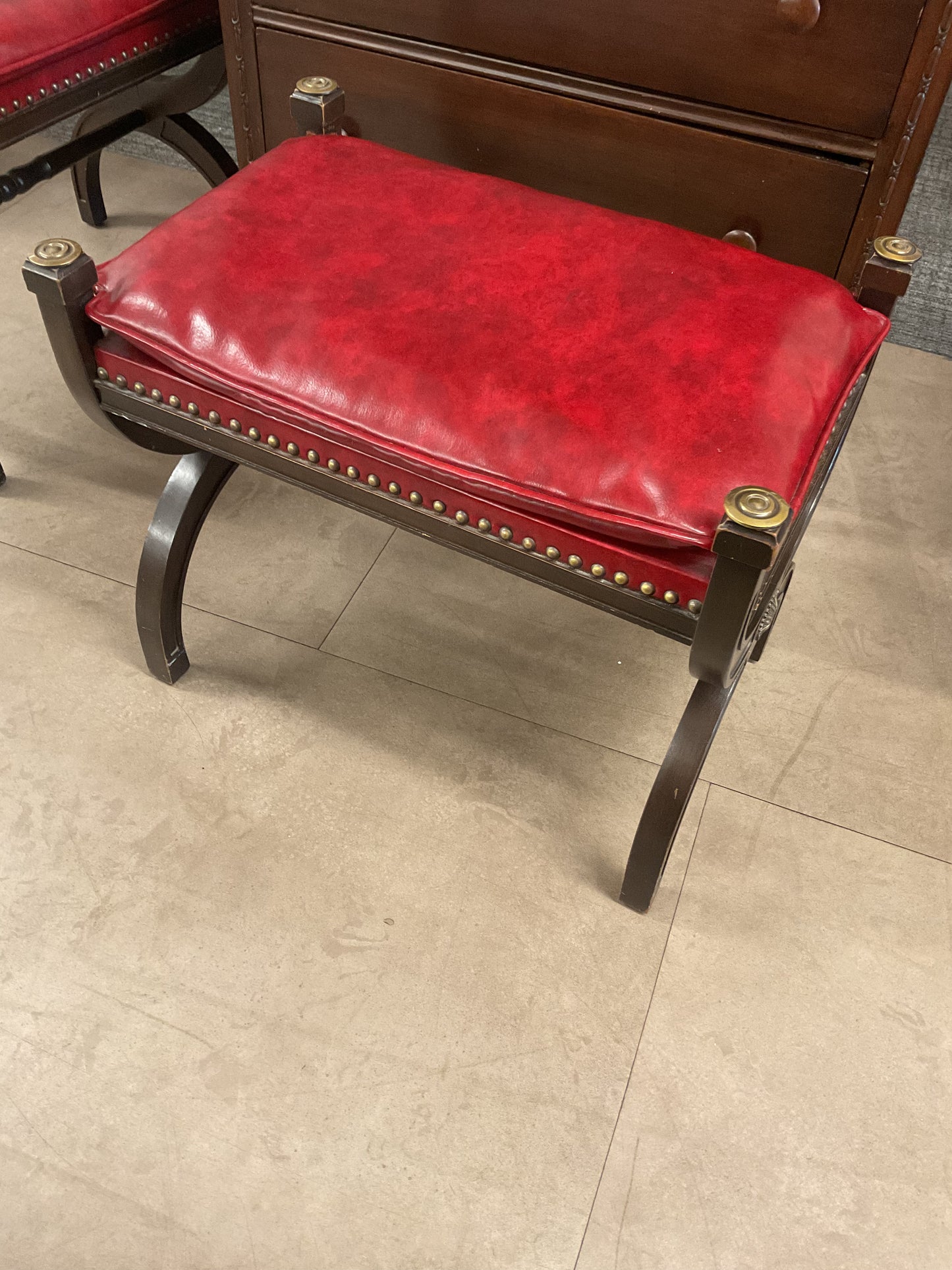 Red Royal Stool