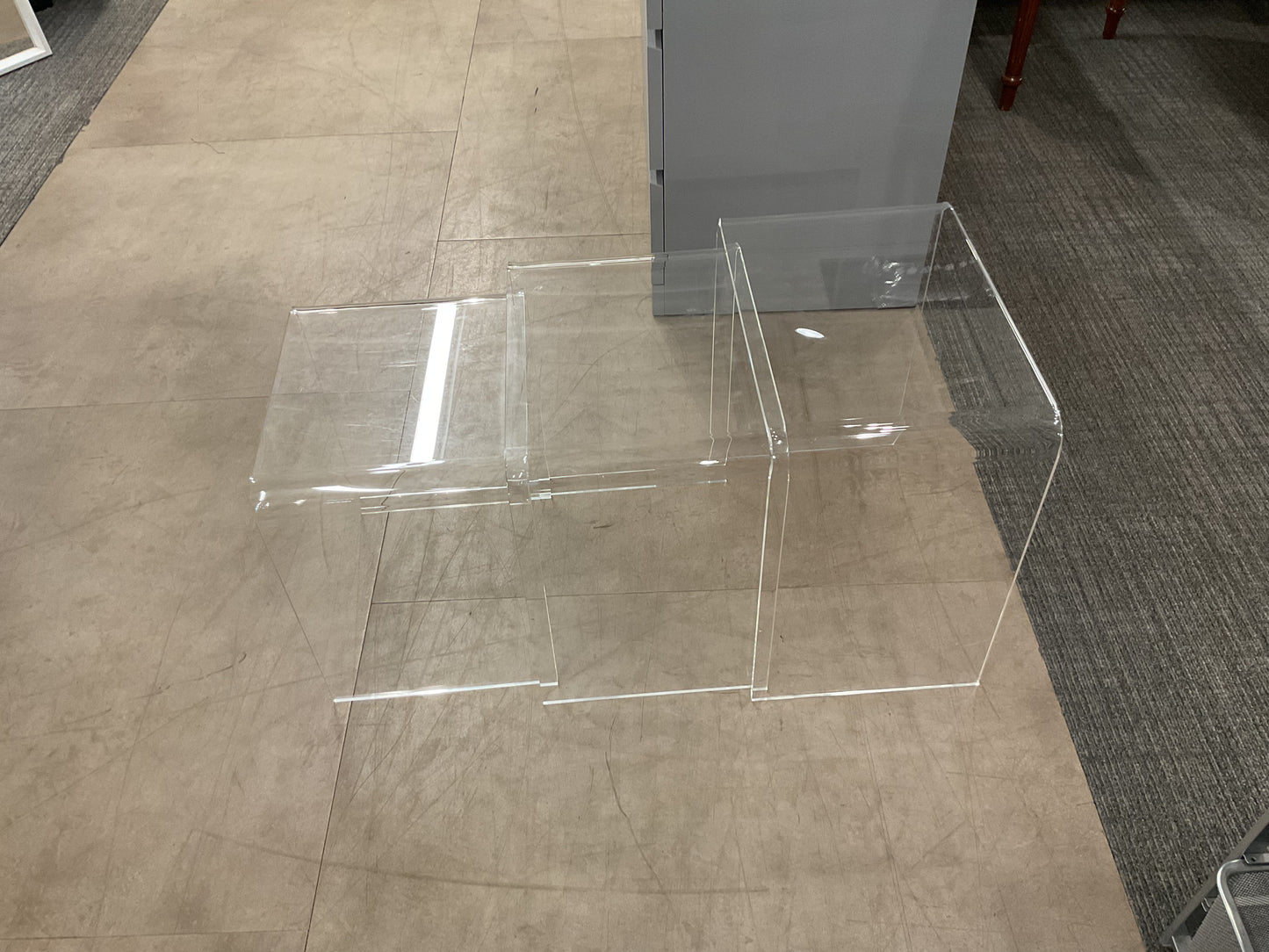 See Clearly Nesting Table