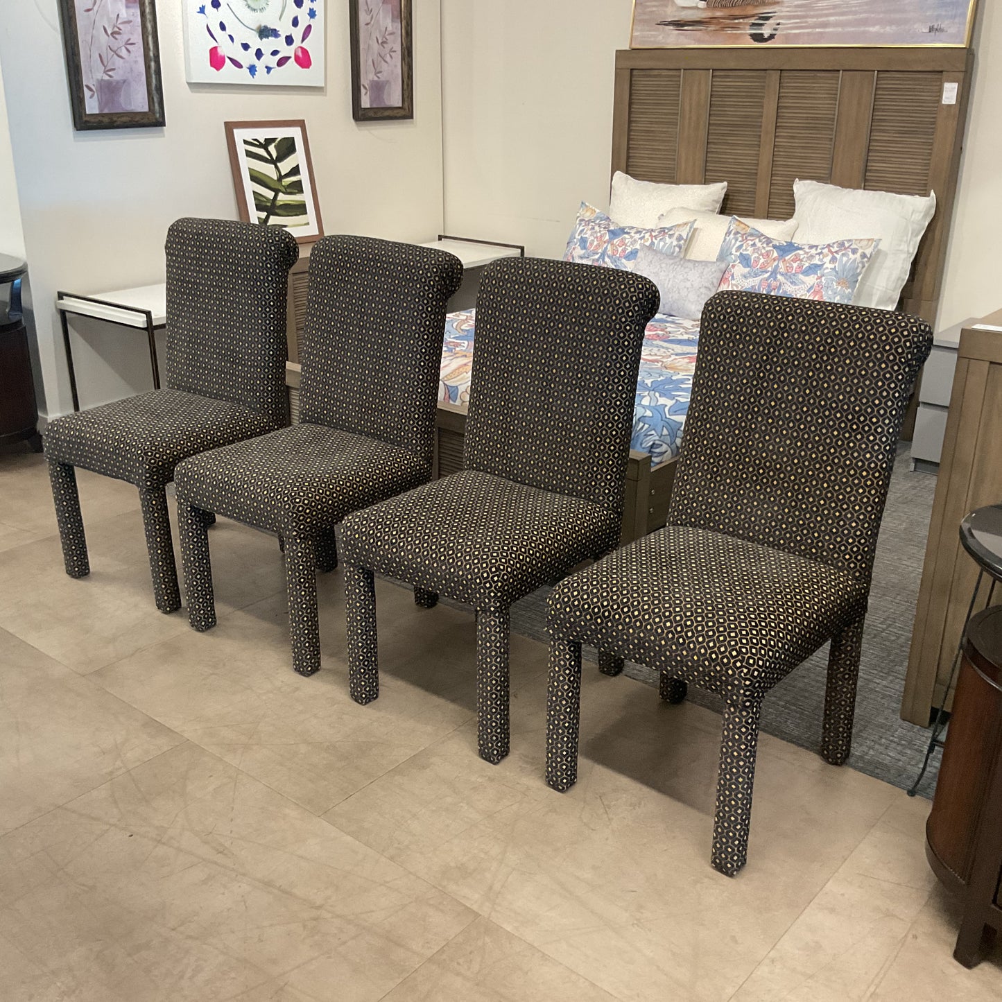 Geo Diamond Dining Chairs