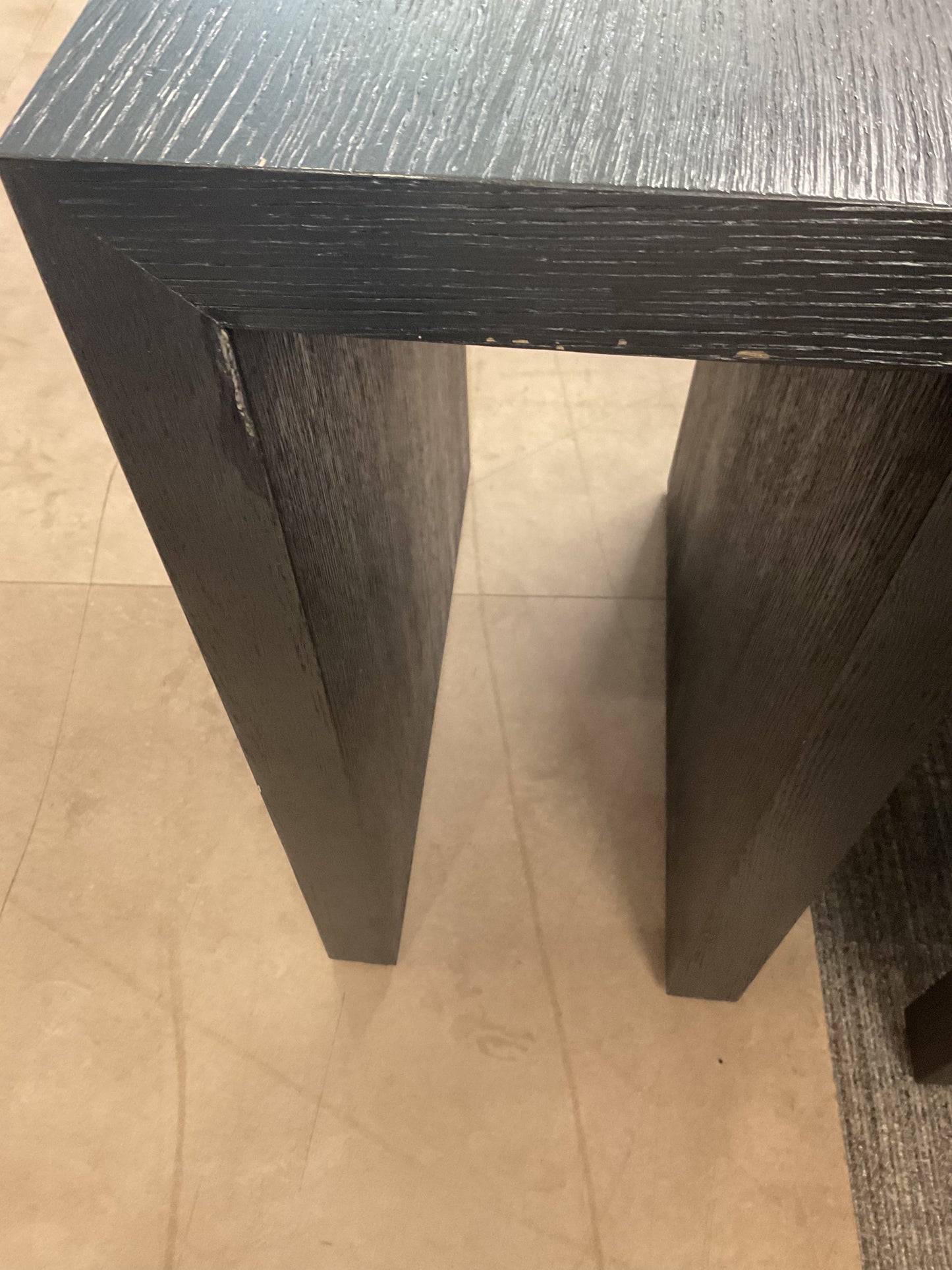 Black Nesting Table
