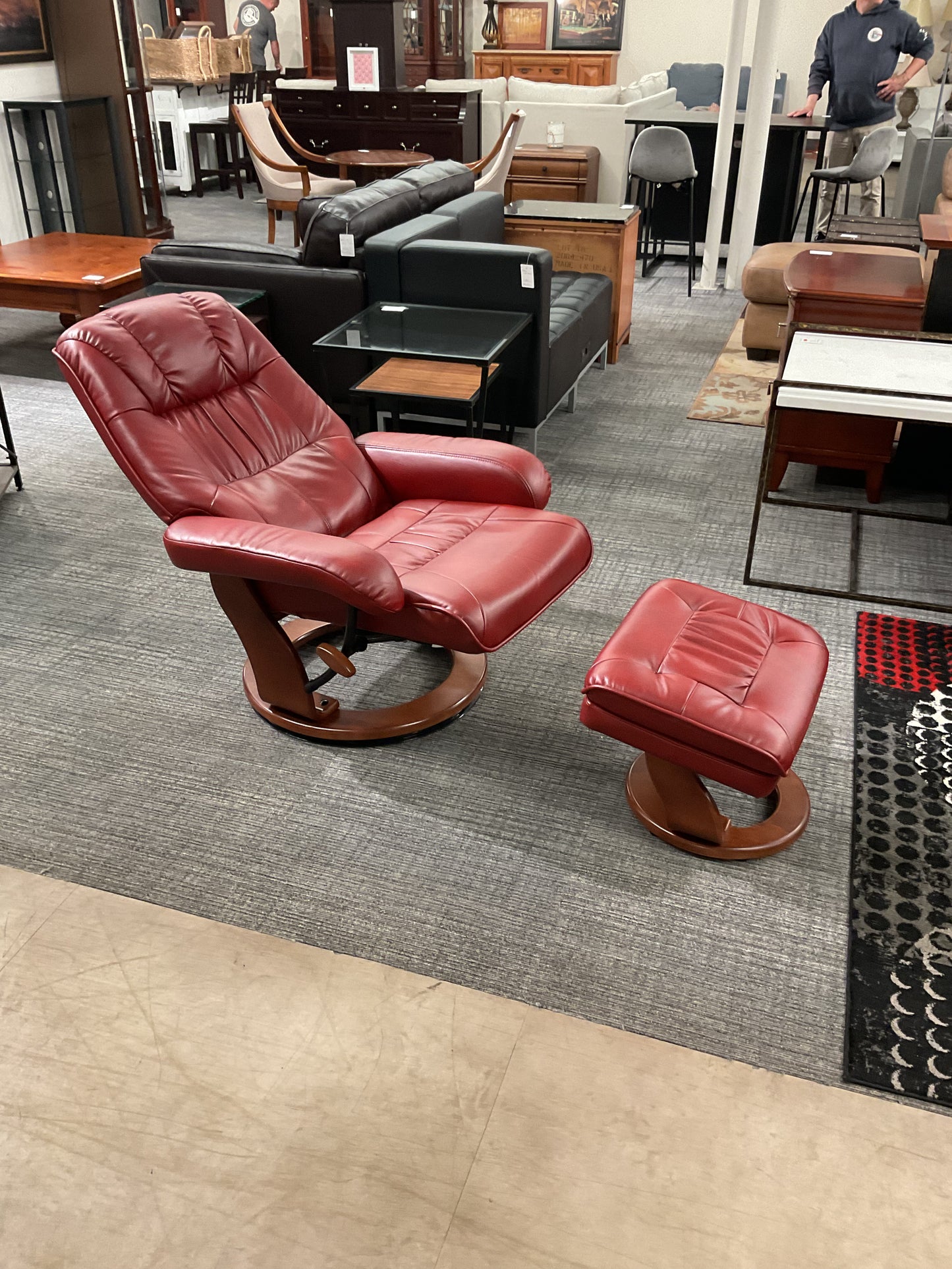 Ruby Red Recliner