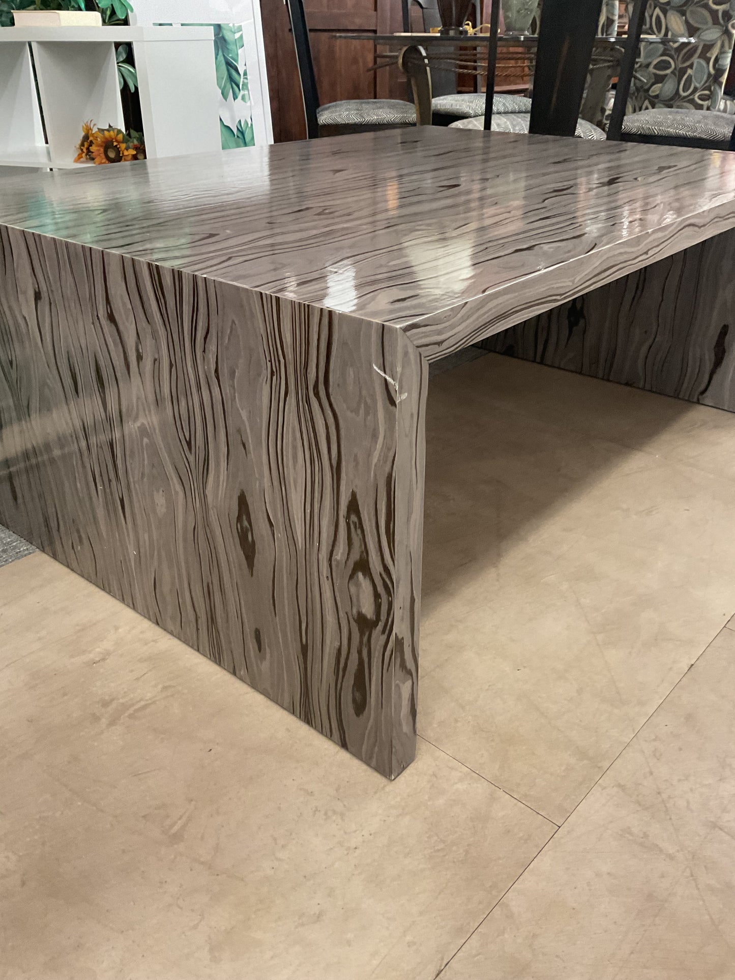 Waterfall coffee table