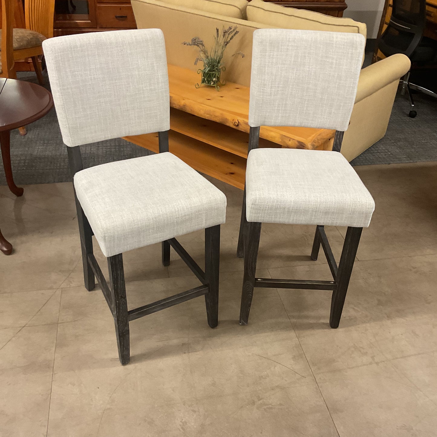 Charcoal Counter Chair Set