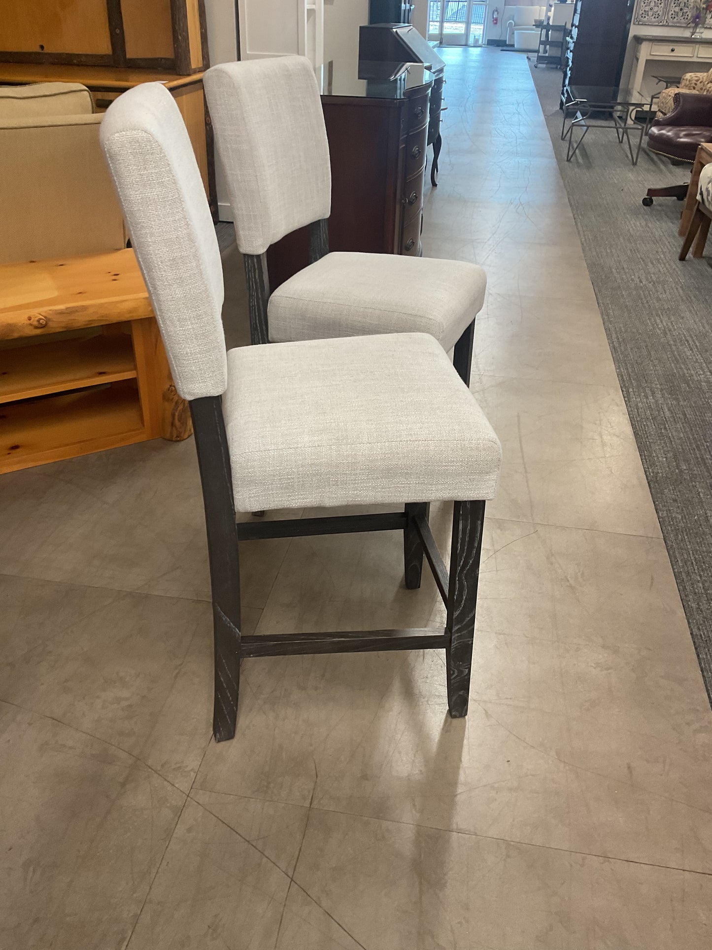 Charcoal Counter Chair Set