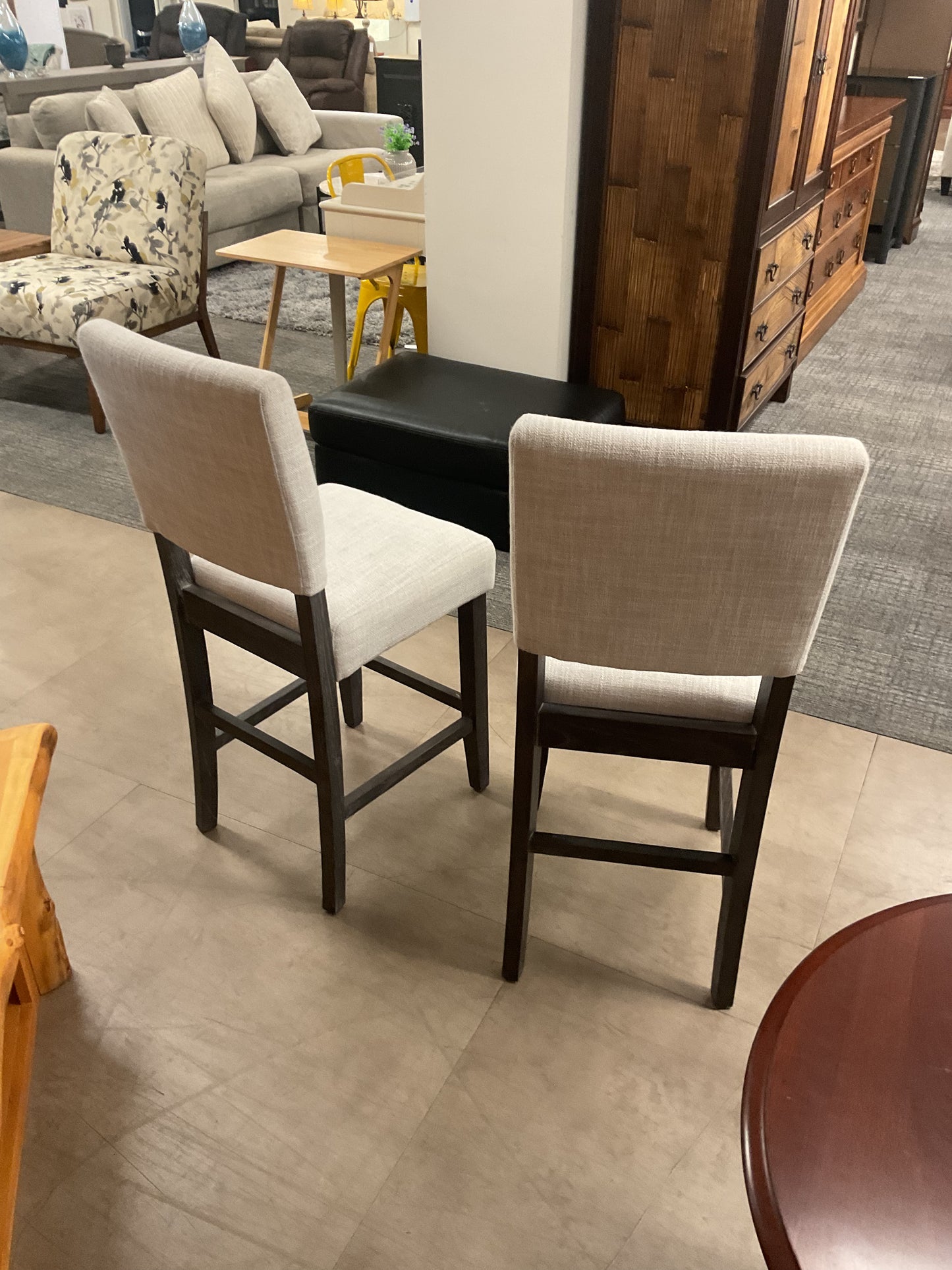 Charcoal Counter Chair Set