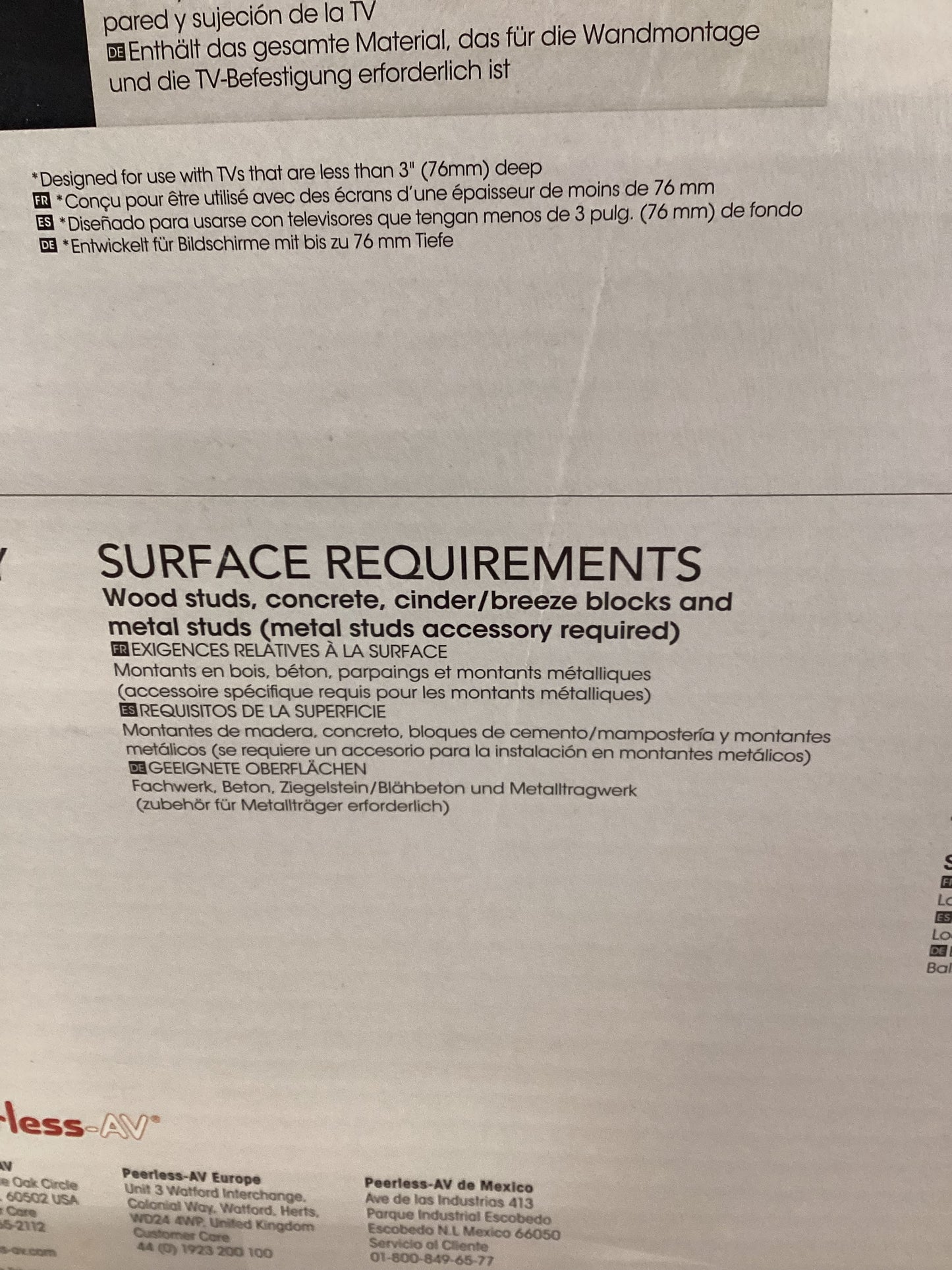 32-50” TV Wall Mount
