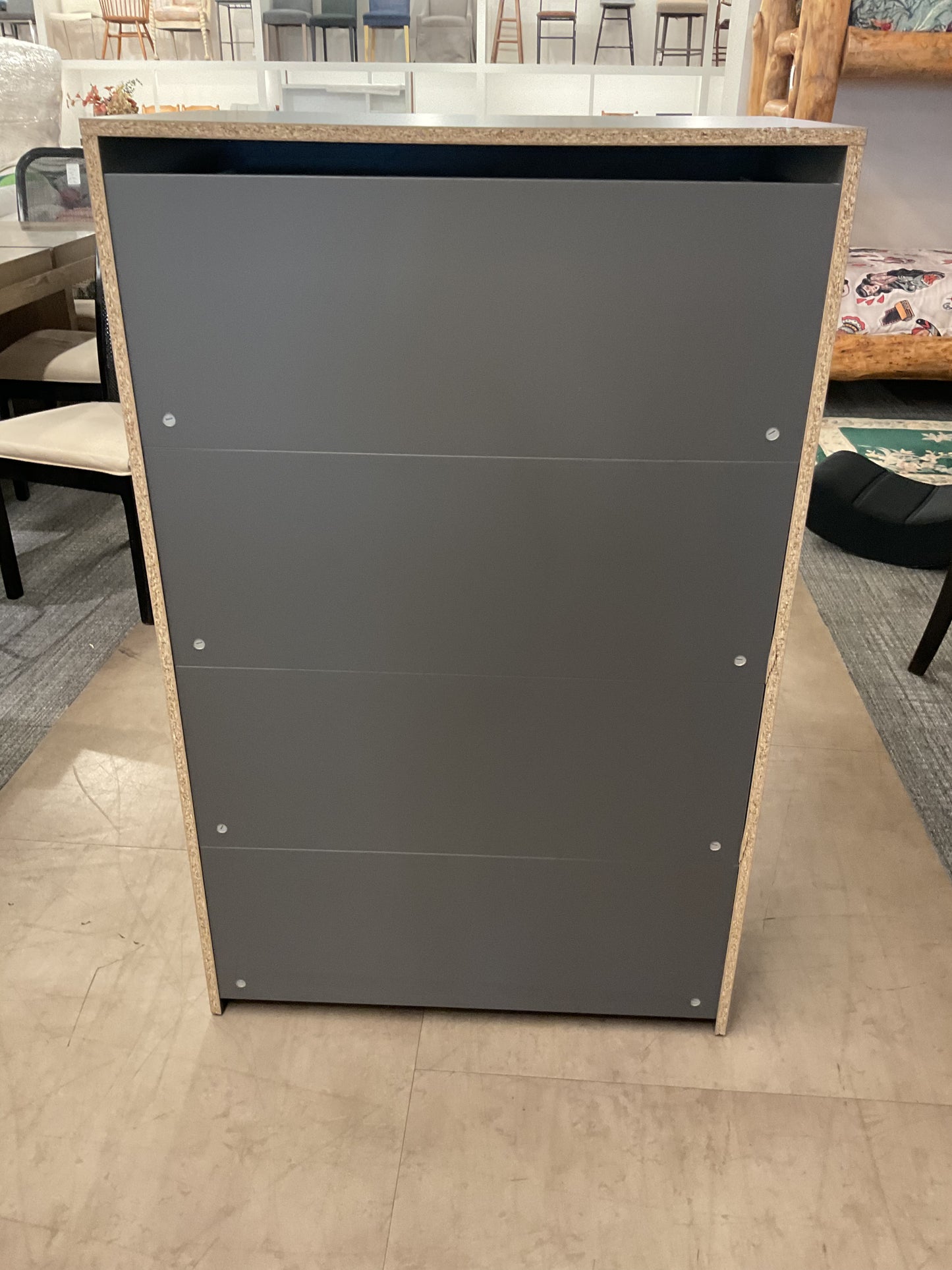 Frosted Glass Dresser