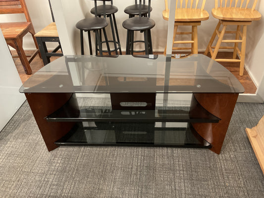 Glass TV Console