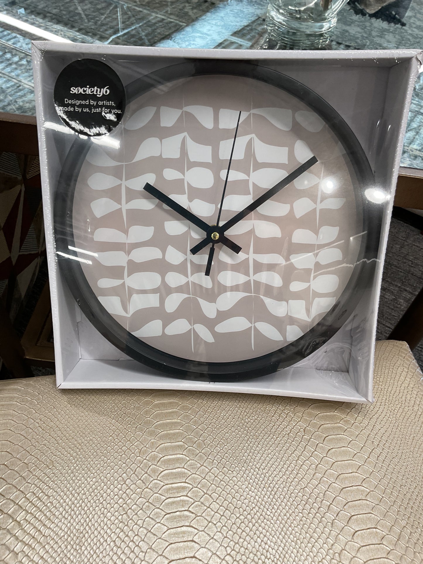 Shades of Gray Clock
