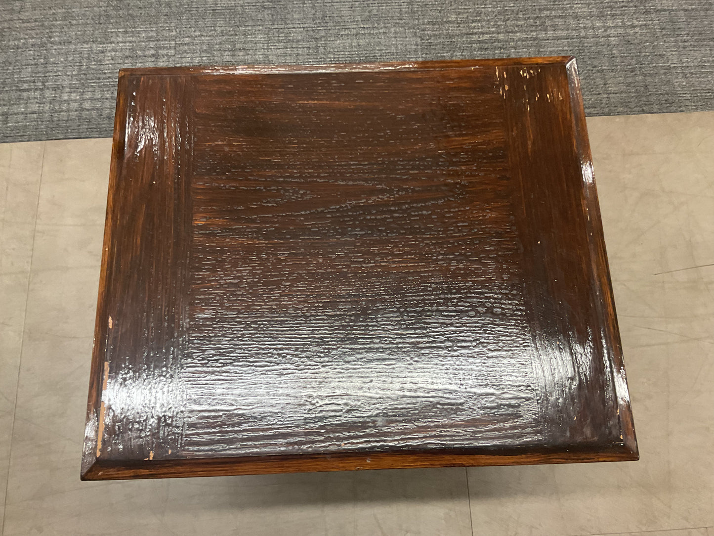 Wood & Metal End Table