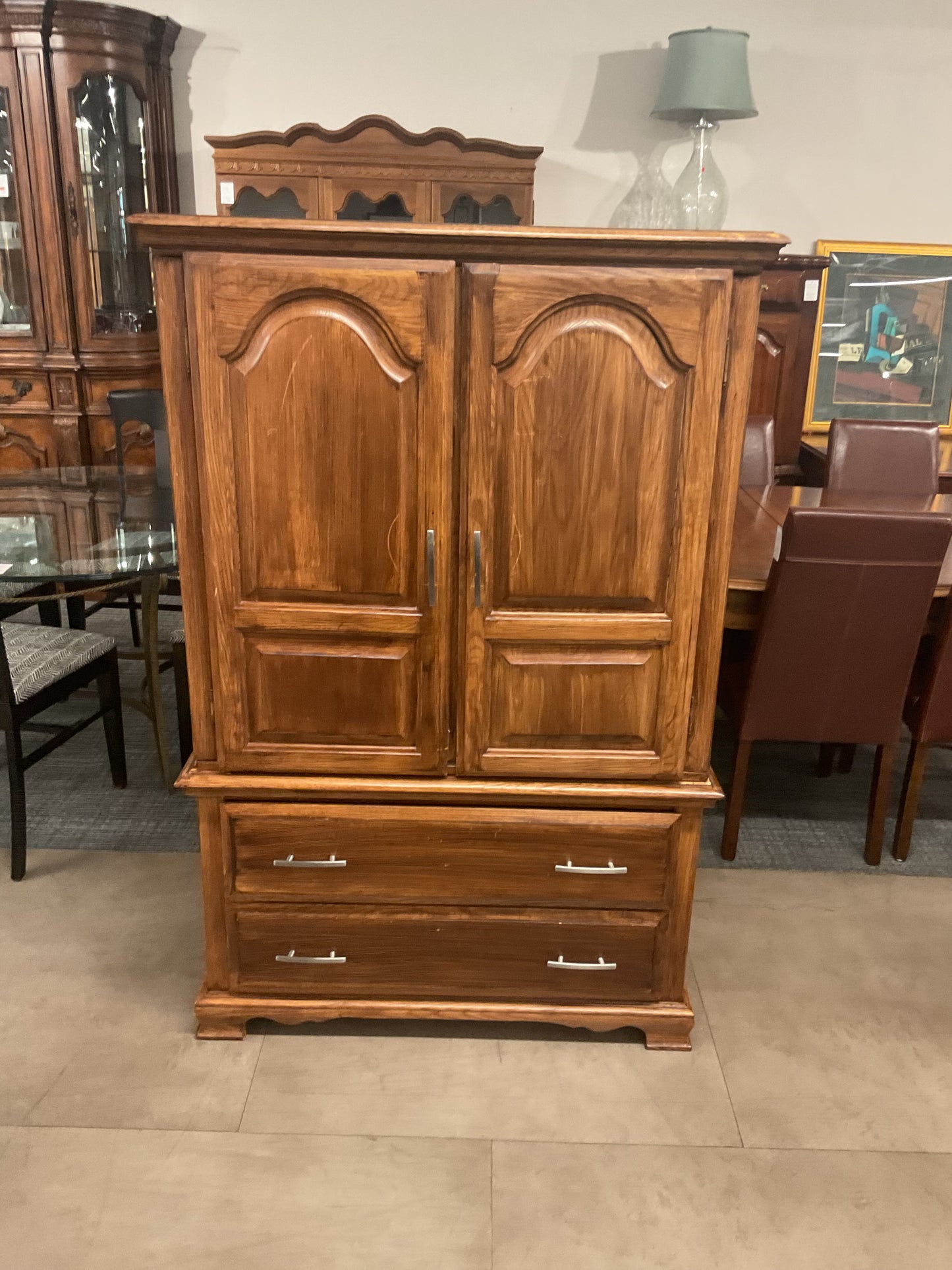 TV Armoire W/Drawers