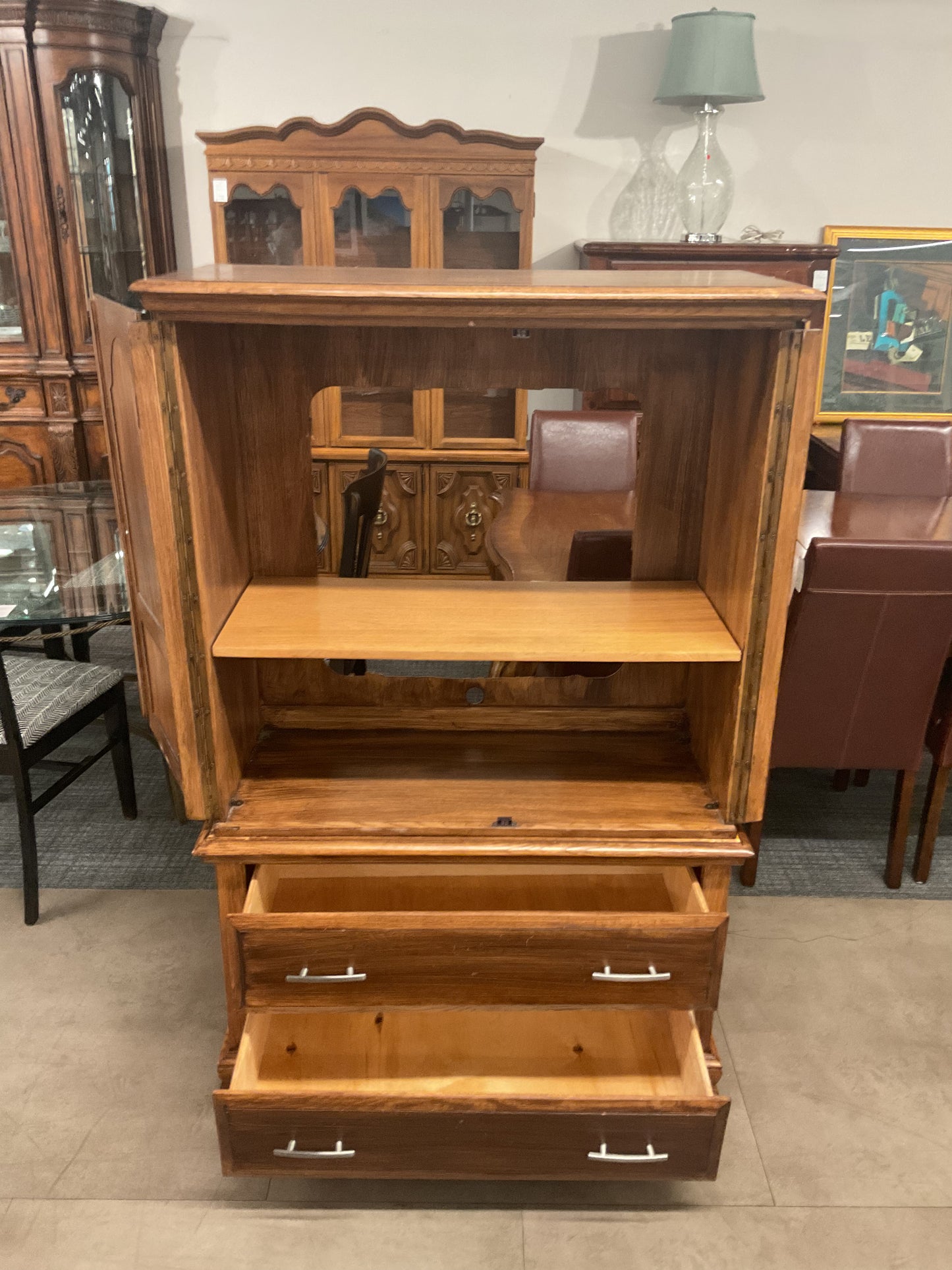TV Armoire W/Drawers