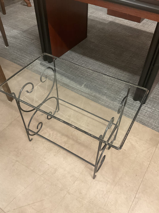 Clearly A Side Table