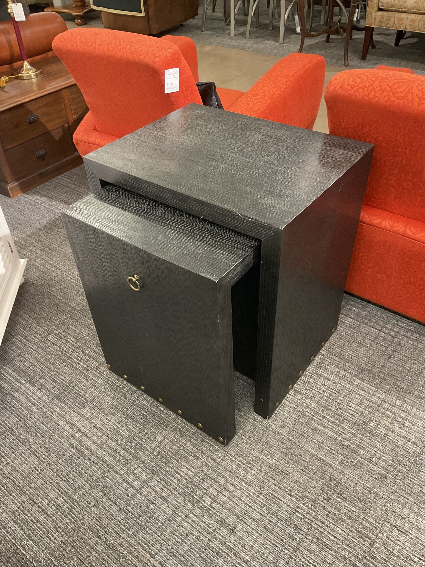 Black Nesting Table