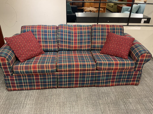 Queen Plaid Sofa Sleeper
