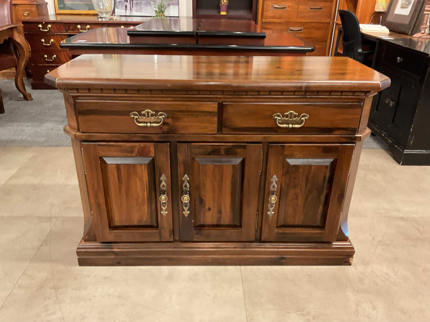 Dark Wood Cabinet Sideboard