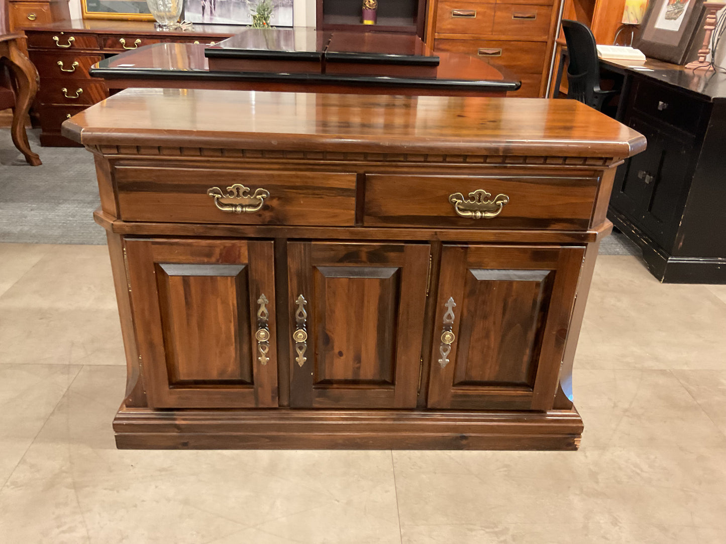 Dark Wood Cabinet Sideboard