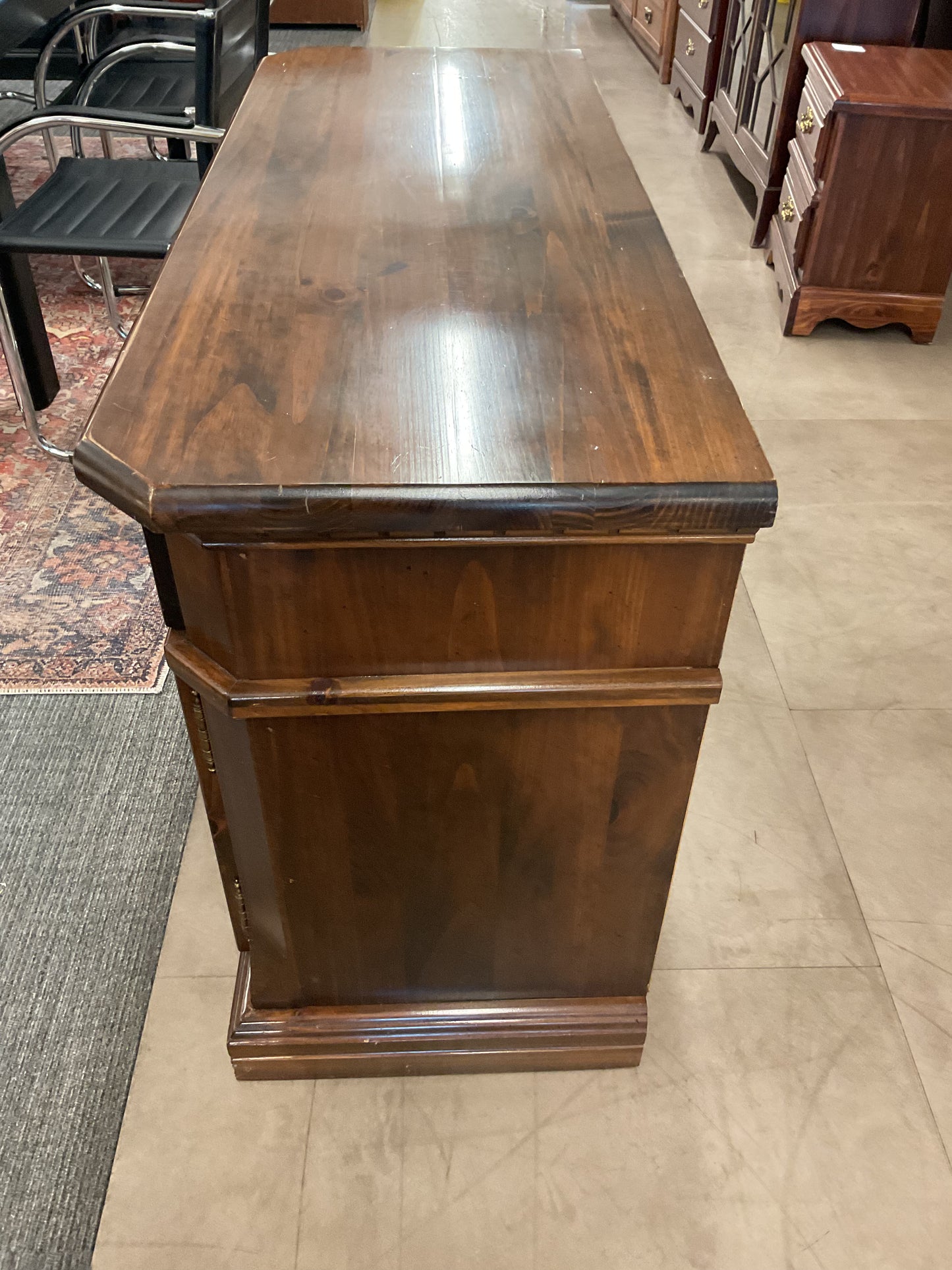 Dark Wood Cabinet Sideboard