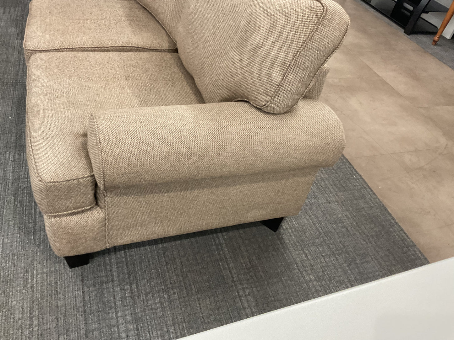Beige 3 Seat Sofa