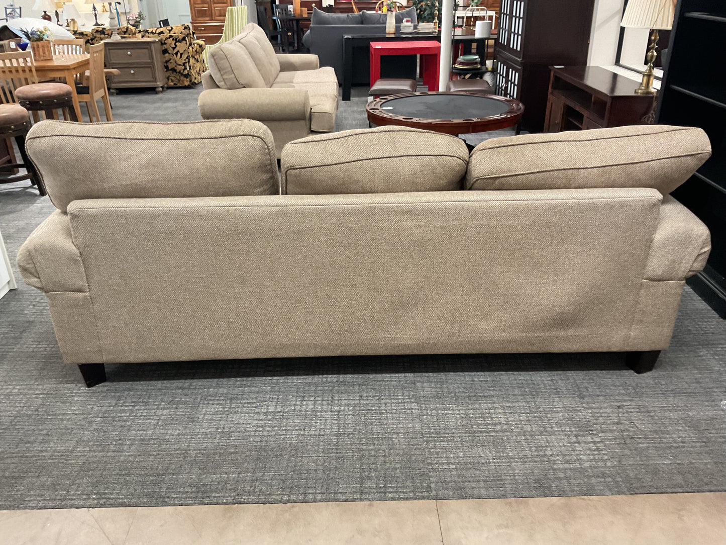 Beige 3 Seat Sofa