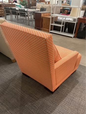 Orange Fox Accent Chair