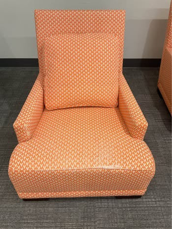Tangerine Vixen Armchair