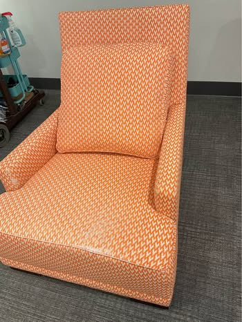 Tangerine Vixen Armchair