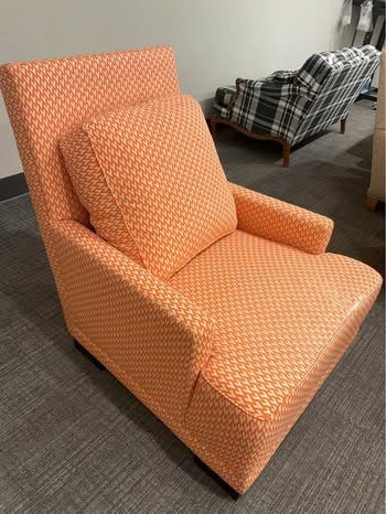 Tangerine Vixen Armchair