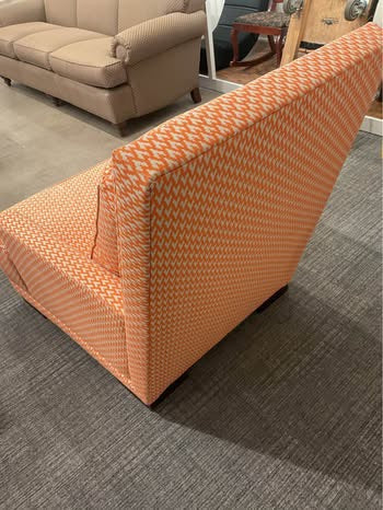 Tangerine Vixen Armchair