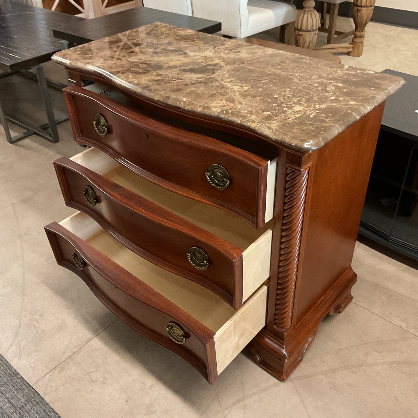 Twisted Bar Cabinet